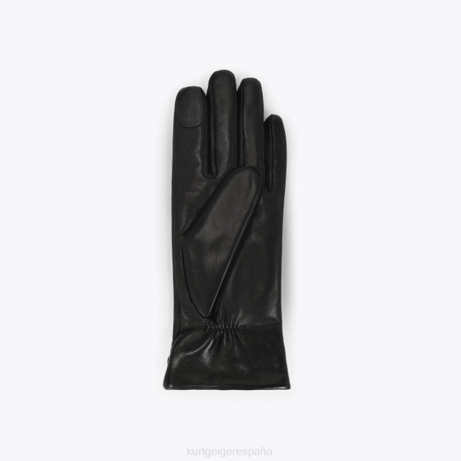 Kurt Geiger mujer guantes londres octavia 2LPR505 | accesorios negro otro
